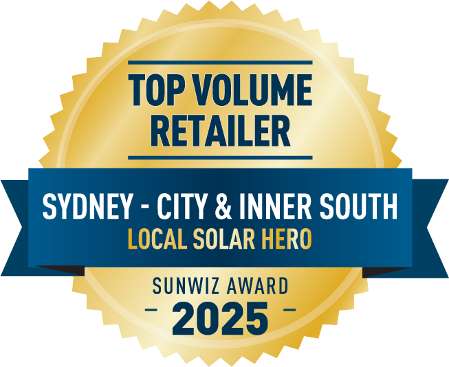 Top Volume Retailer Sydney City Inner South SunWiz Awards